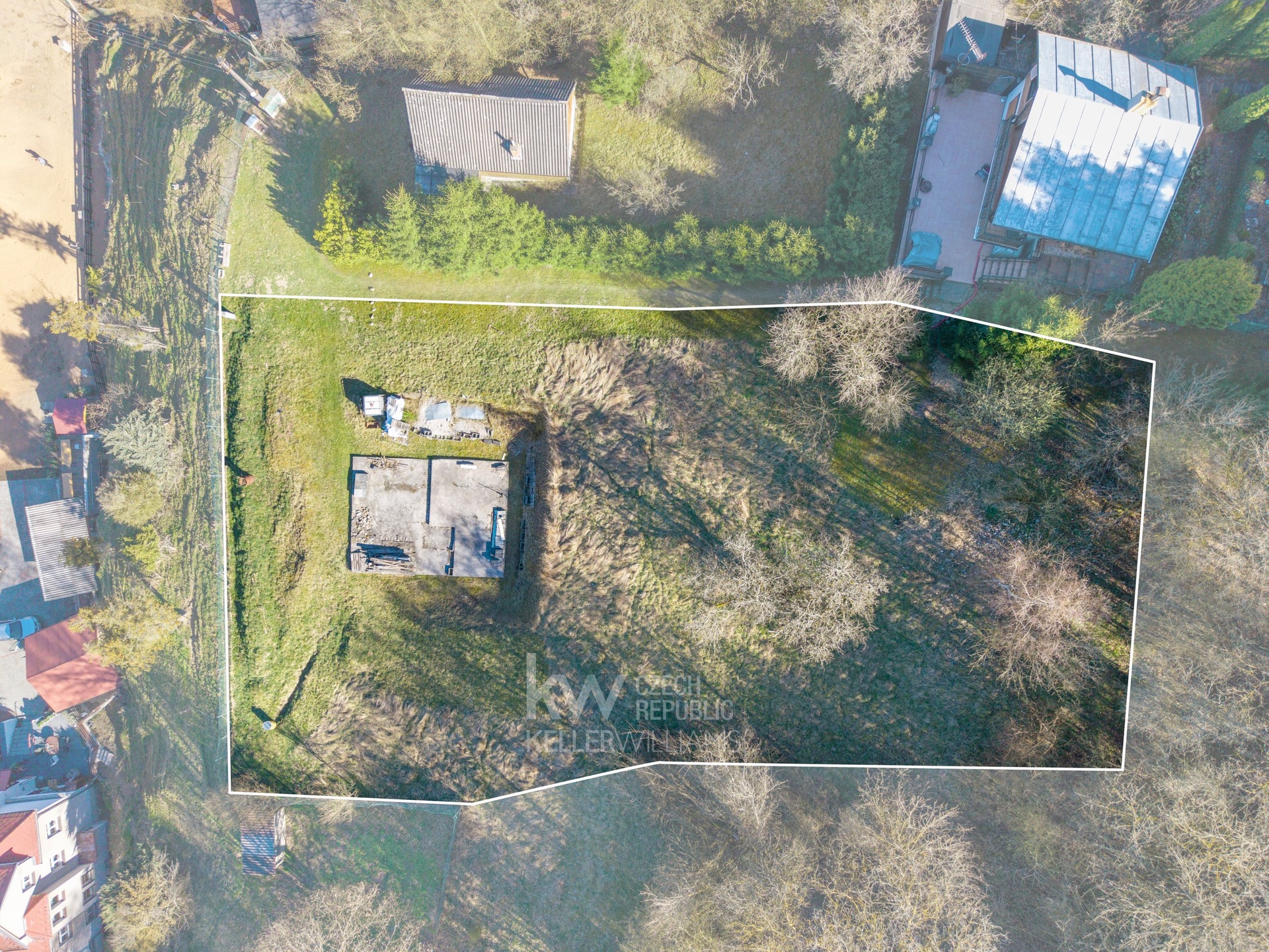 Prodej stavebního pozemku 1 525 m², Kladruby - Hřešihlavy